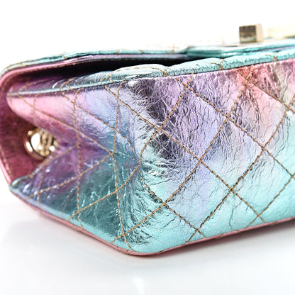 Chanel Metallic Goatskin Quilted Mini 2.55 Reissue Flap Multicolor 8 of 10