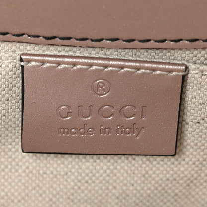 Gucci Shine Guccissima Medium Emily Chain Shoulder Bag Dark Cipria 6 of 9