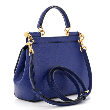 Dolce & Gabbana Dauphine Small Miss Sicily Satchel Bleuette Scuro 3 of 9