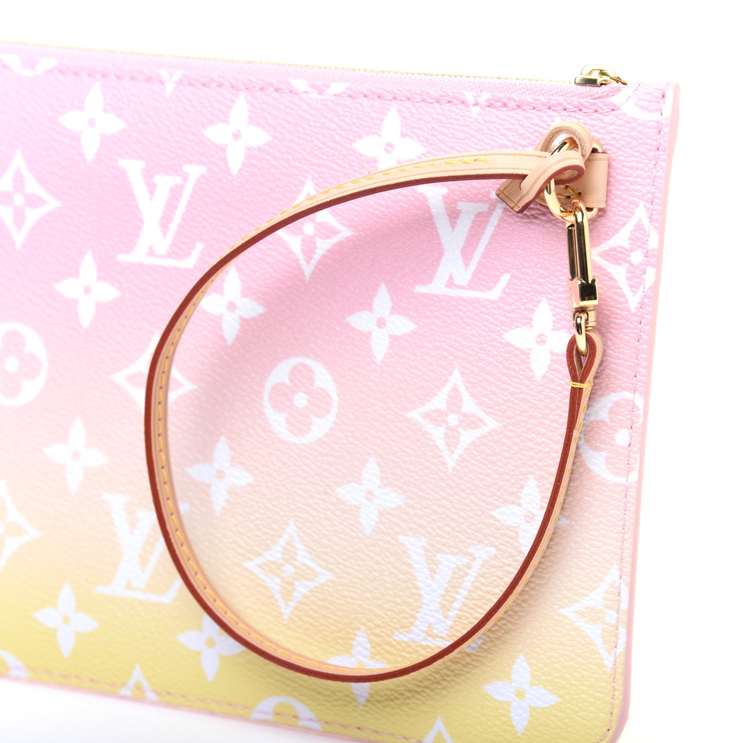 Monogram By The Pool Neverfull MM Pochette Light Pink