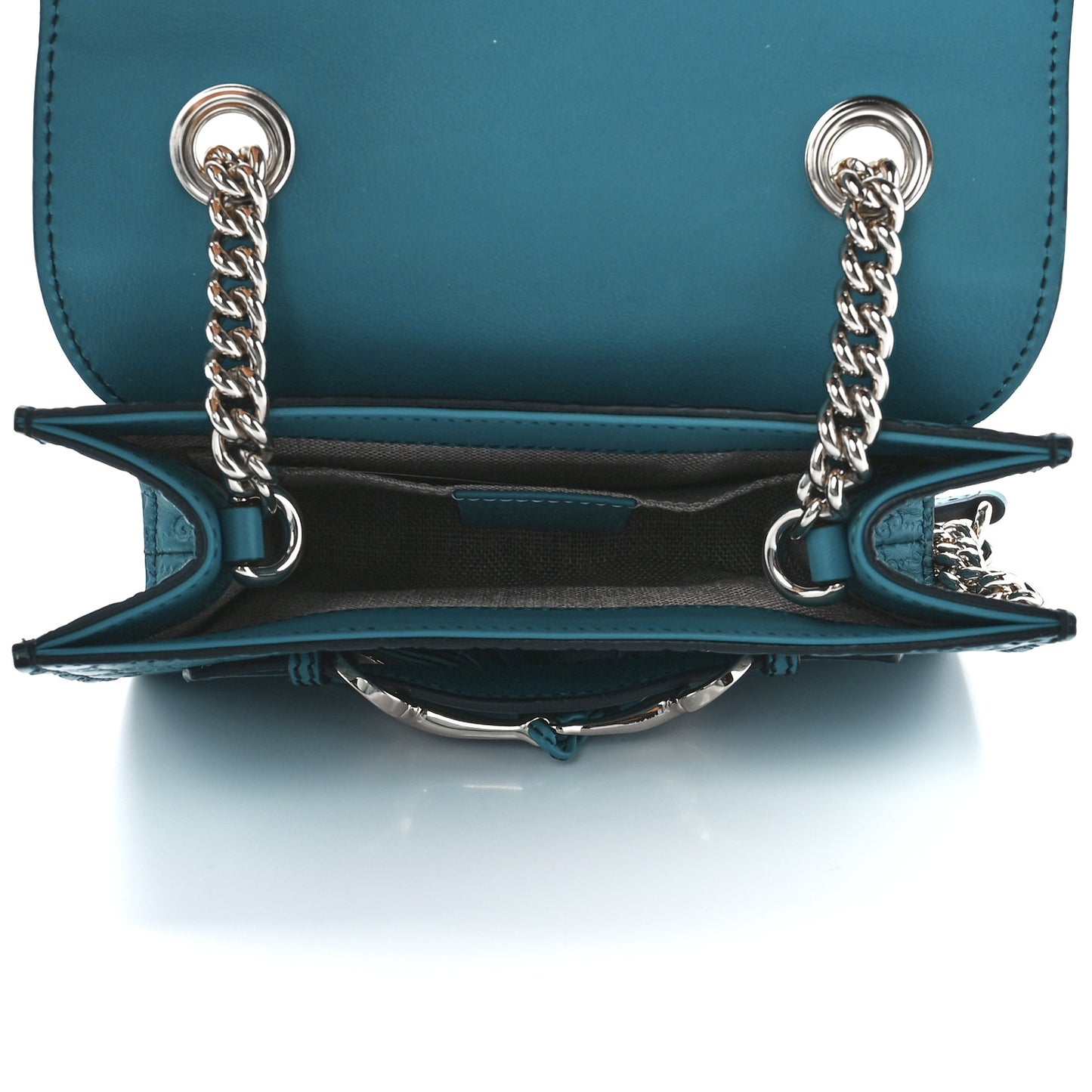 Microguccissima Mini Emily Shoulder Bag Deep Cobalt