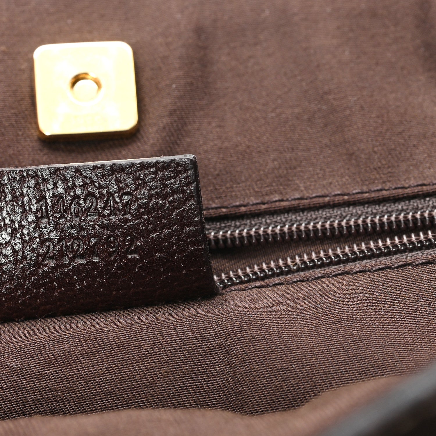 Gucci Monogram Abbey D Ring Tote Dark Brown 7 of 11