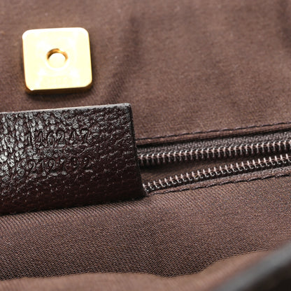 Gucci Monogram Abbey D Ring Tote Dark Brown 7 of 11