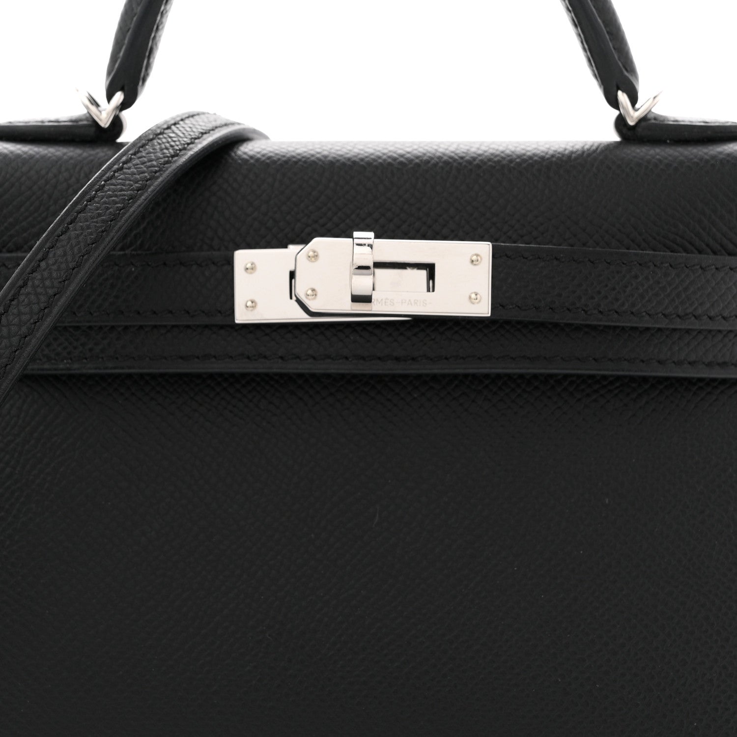 Hermes Epsom Mini Kelly Sellier 20 Black Black 8 of 11