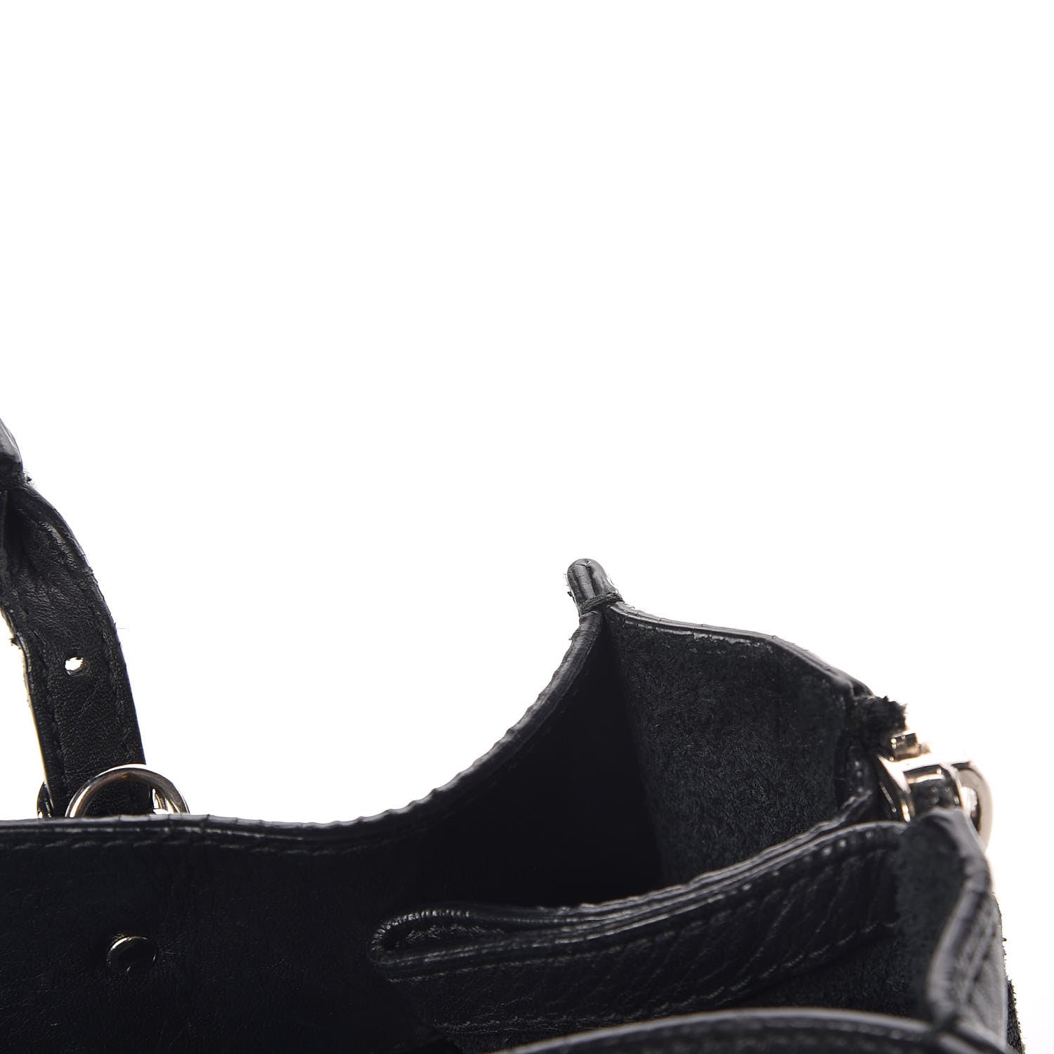 Balenciaga Veau Papier A6 Zip Around Tote Black 10 of 15