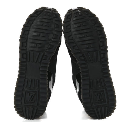 Louis Vuitton Suede Monogram Run Away Sneakers 40 Black 5 of 8