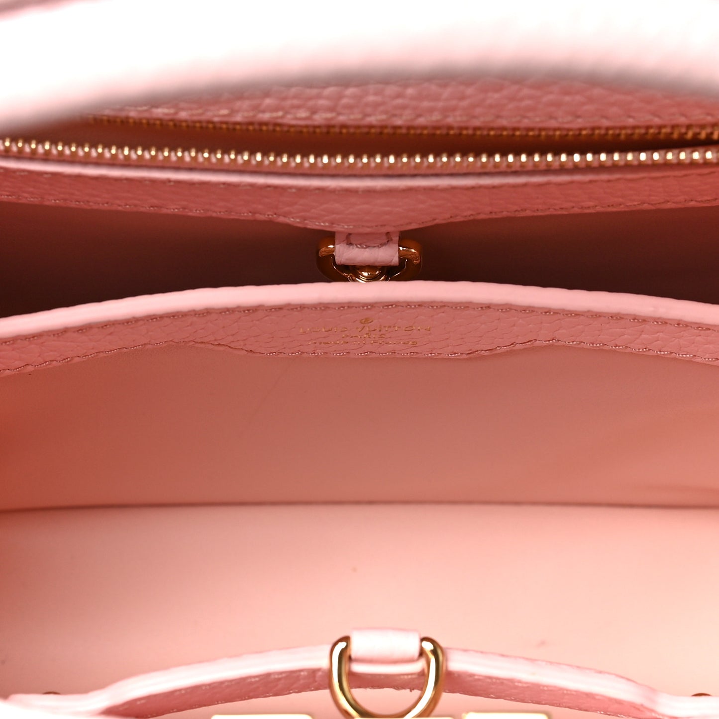 Taurillon Monogram Flower Capucines BB Pink Creme