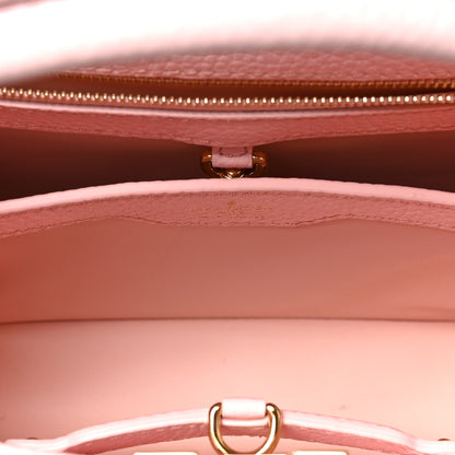 Louis Vuitton Taurillon Monogram Flower Capucines BB Pink Creme 5 of 8