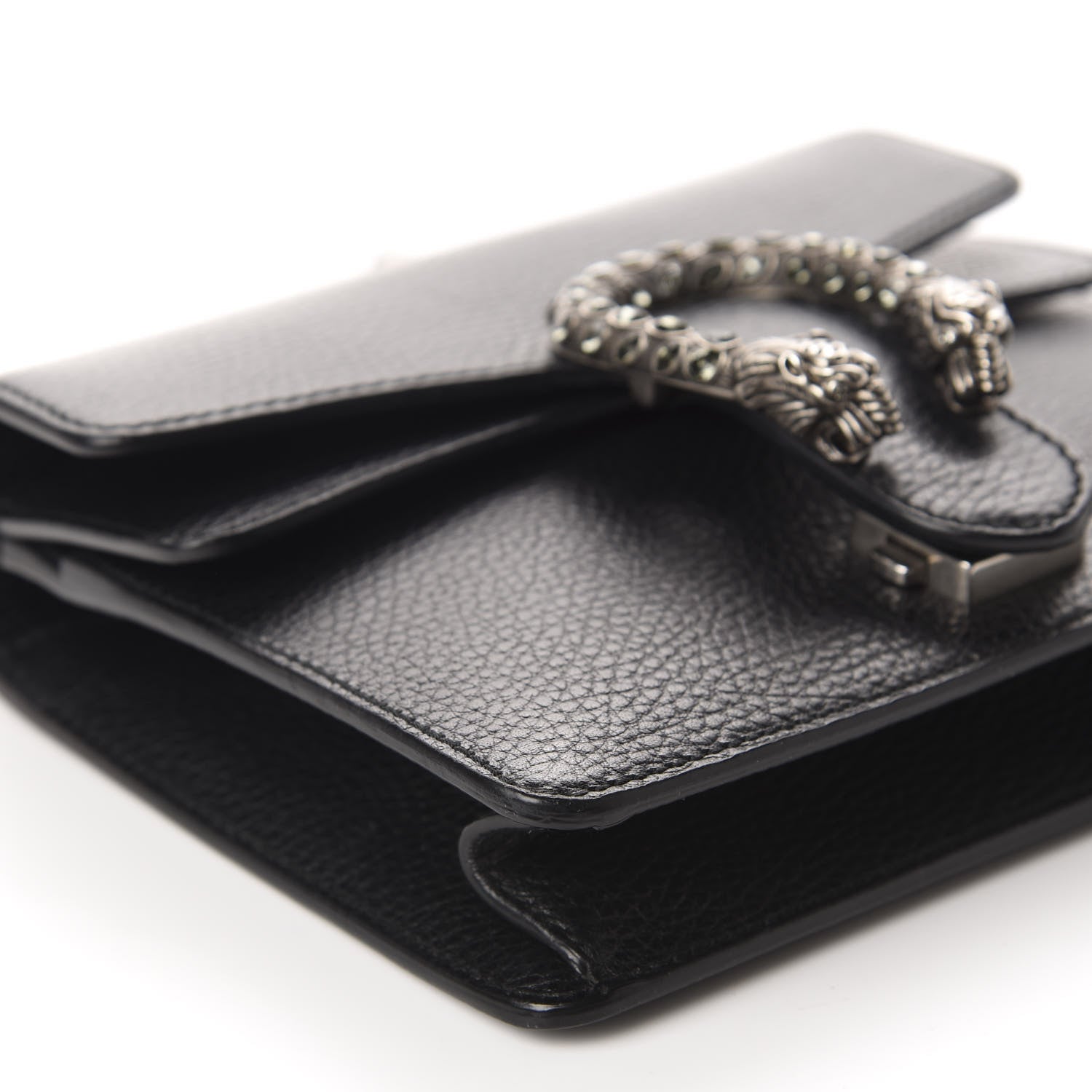 Gucci Calfskin Mini Dionysus Shoulder Bag Black 7 of 12