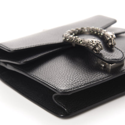 Gucci Calfskin Mini Dionysus Shoulder Bag Black 7 of 12