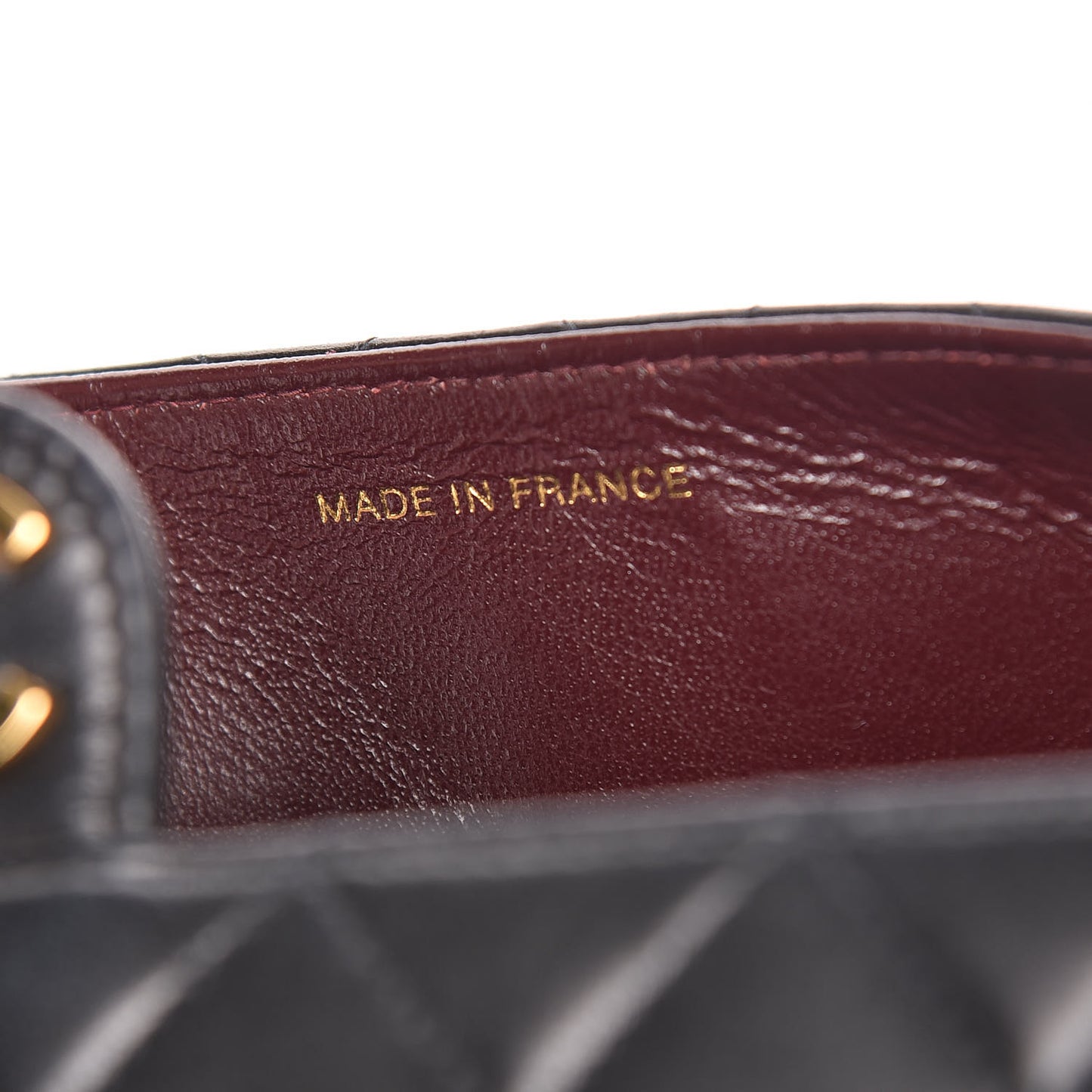 Lambskin Quilted Medium Single Flap Black
