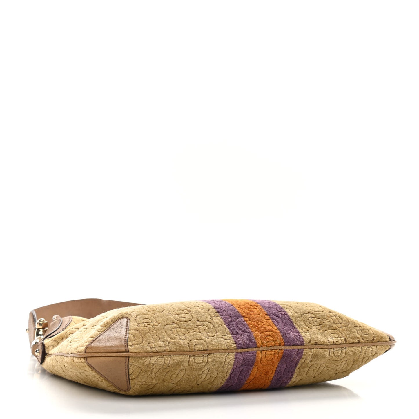 Velvet Horsebit Embossed Creole Hobo