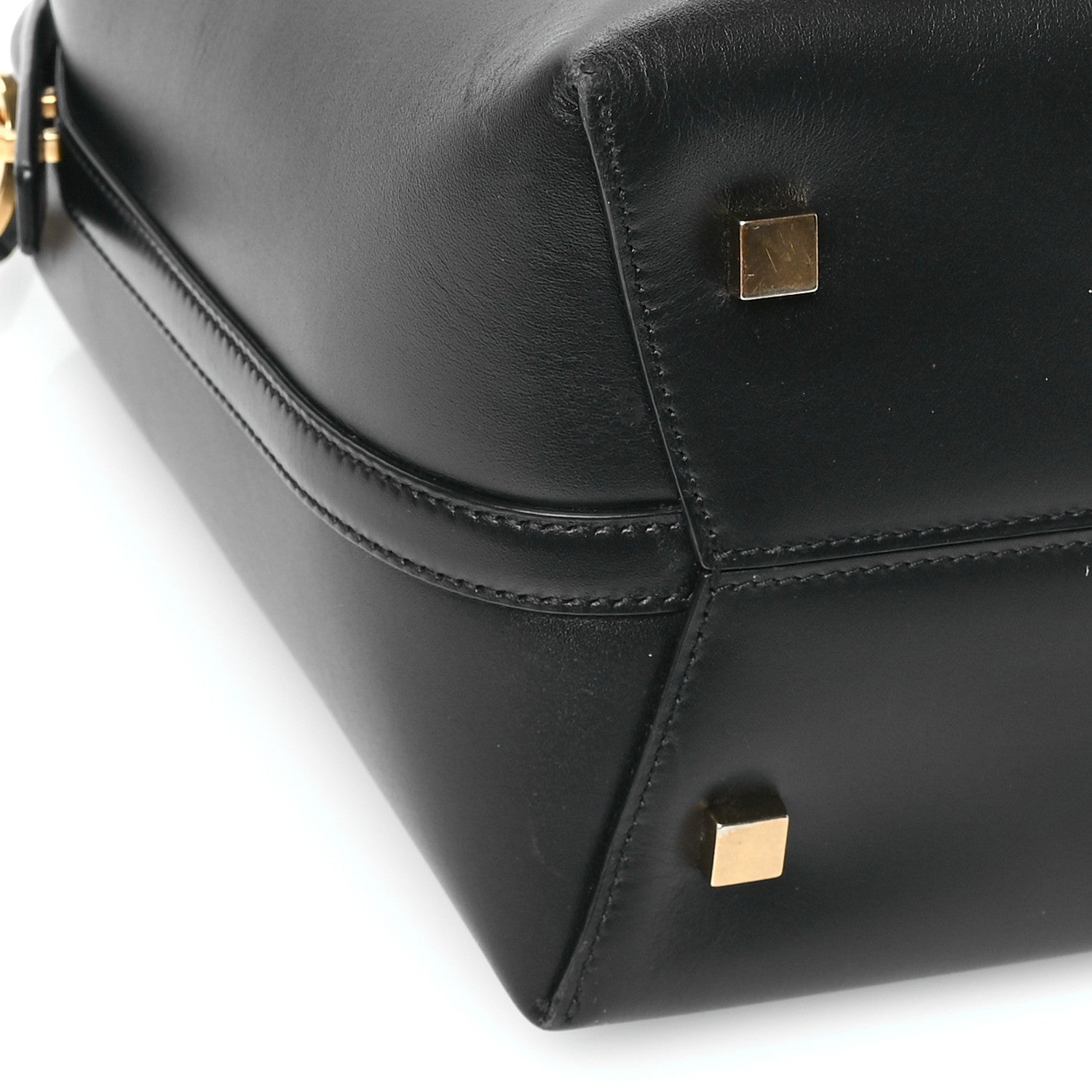 Saint Laurent Shiny Calfskin Le 37 Mini Bucket Bag Black 9 of 10