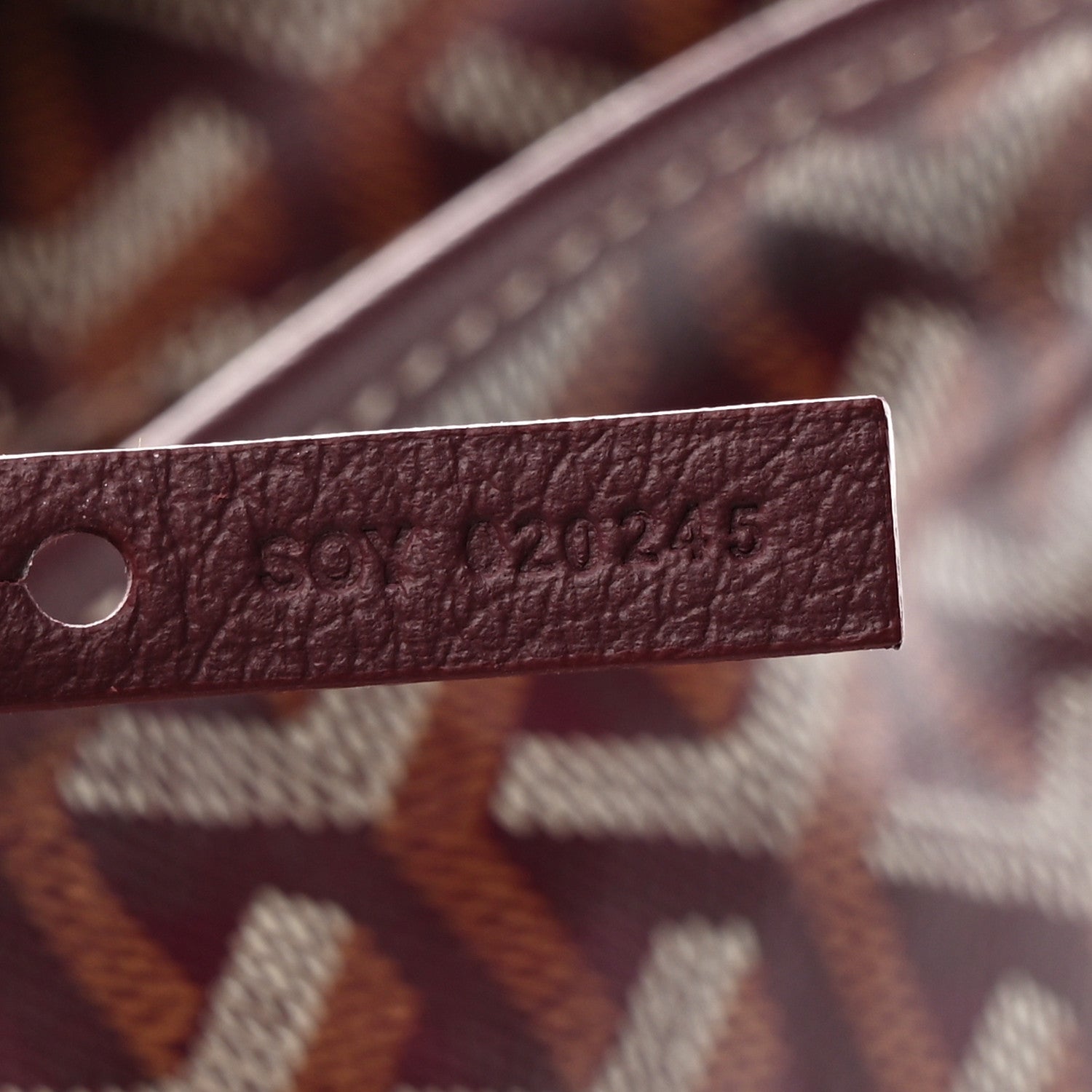 Goyard Goyardine Boheme Hobo Burgundy 8 of 11