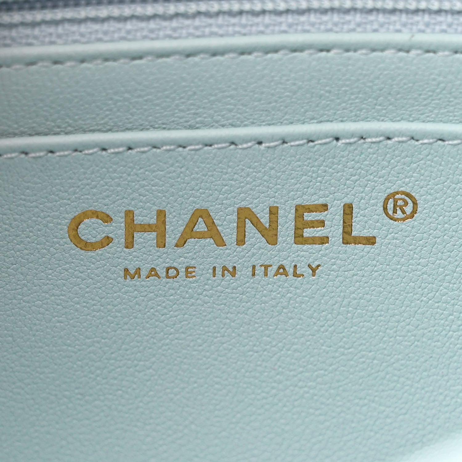 Chanel Aged Calfskin Quilted 2.55 Reissue Mini Flap Light Blue 6 of 10