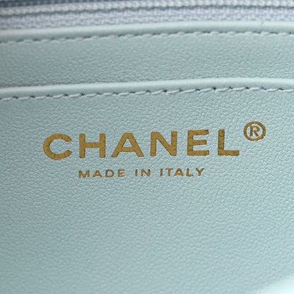 Chanel Aged Calfskin Quilted 2.55 Reissue Mini Flap Light Blue 6 of 10