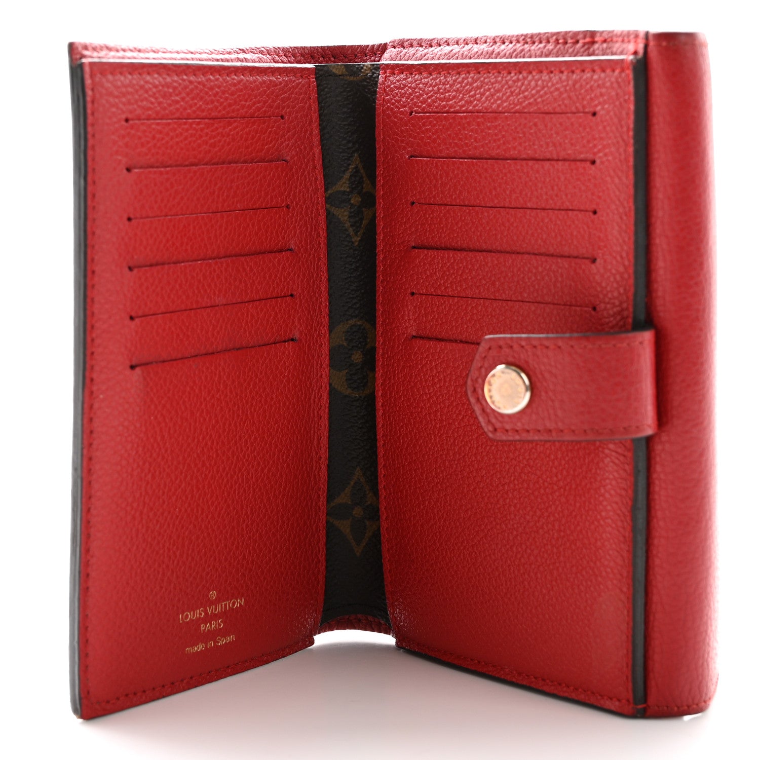Louis Vuitton Monogram Pallas Compact Wallet Cherry 5 of 12