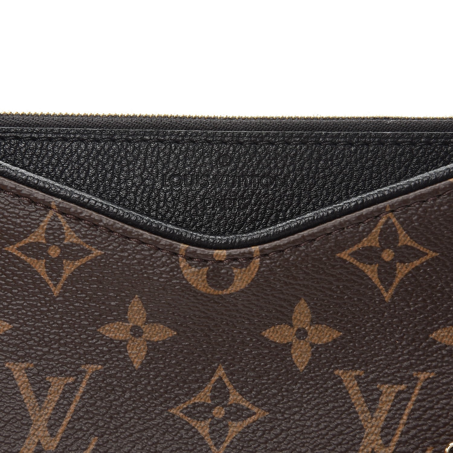 Louis Vuitton Monogram Pallas Clutch Black 6 of 8