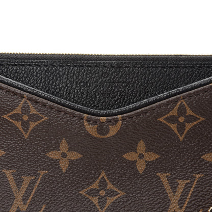 Louis Vuitton Monogram Pallas Clutch Black 6 of 8
