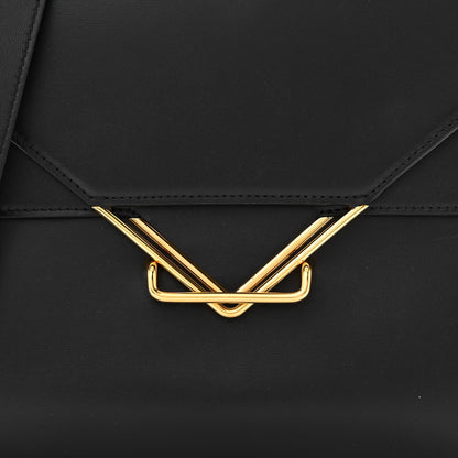 Bottega Veneta Box Calfskin Nappa Clip Bag Black 8 of 10