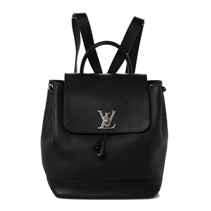 Louis Vuitton Calfskin Lockme Backpack Black 1 of 9