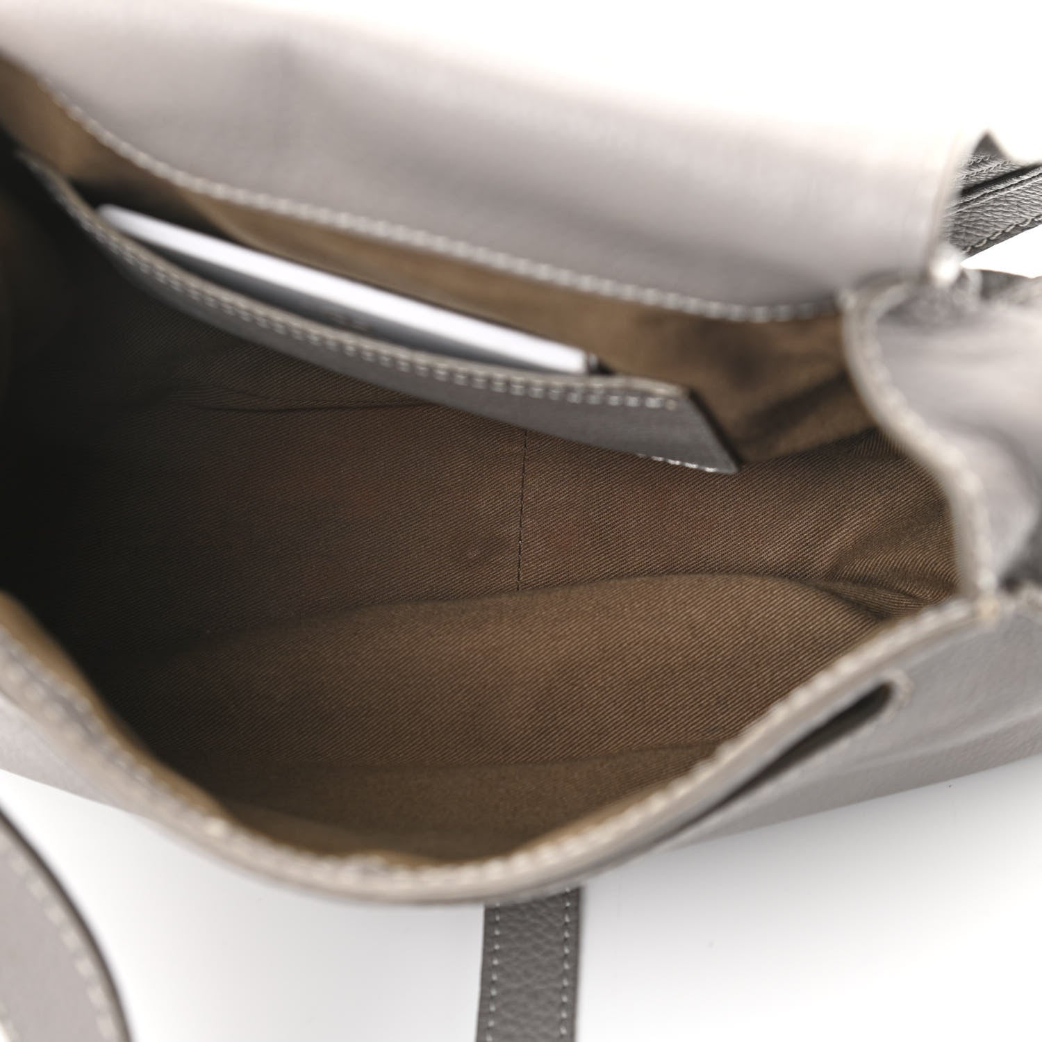Chloe Calfskin Medium Marcie Round Crossbody Bag Cashmere Grey 5 of 14
