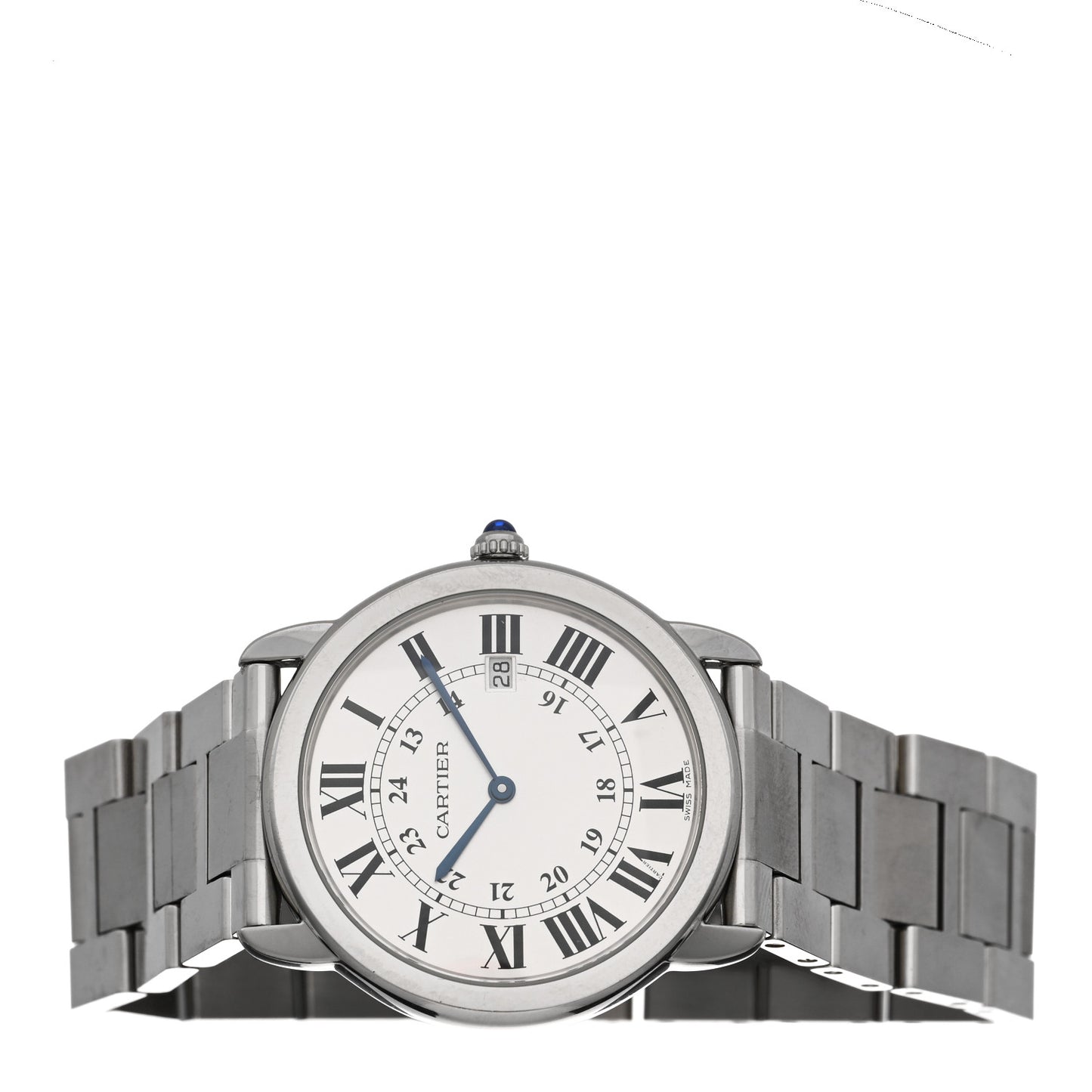 Stainless Steel 36mm Ronde Solo Quartz Watch
