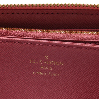 Louis Vuitton Denim Monogram Jacquard Zippy Wallet Pink 6 of 7