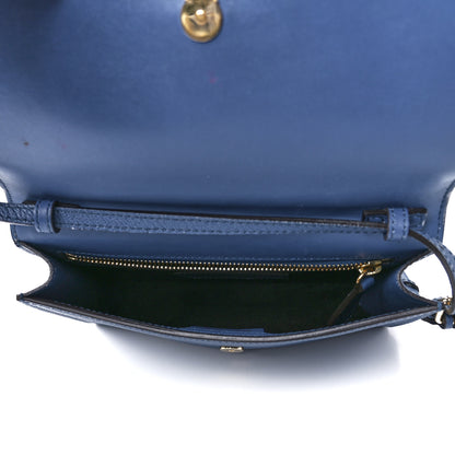 Burberry Grainy Calfskin Small Loxley Crossbody Steel Blue 5 of 19