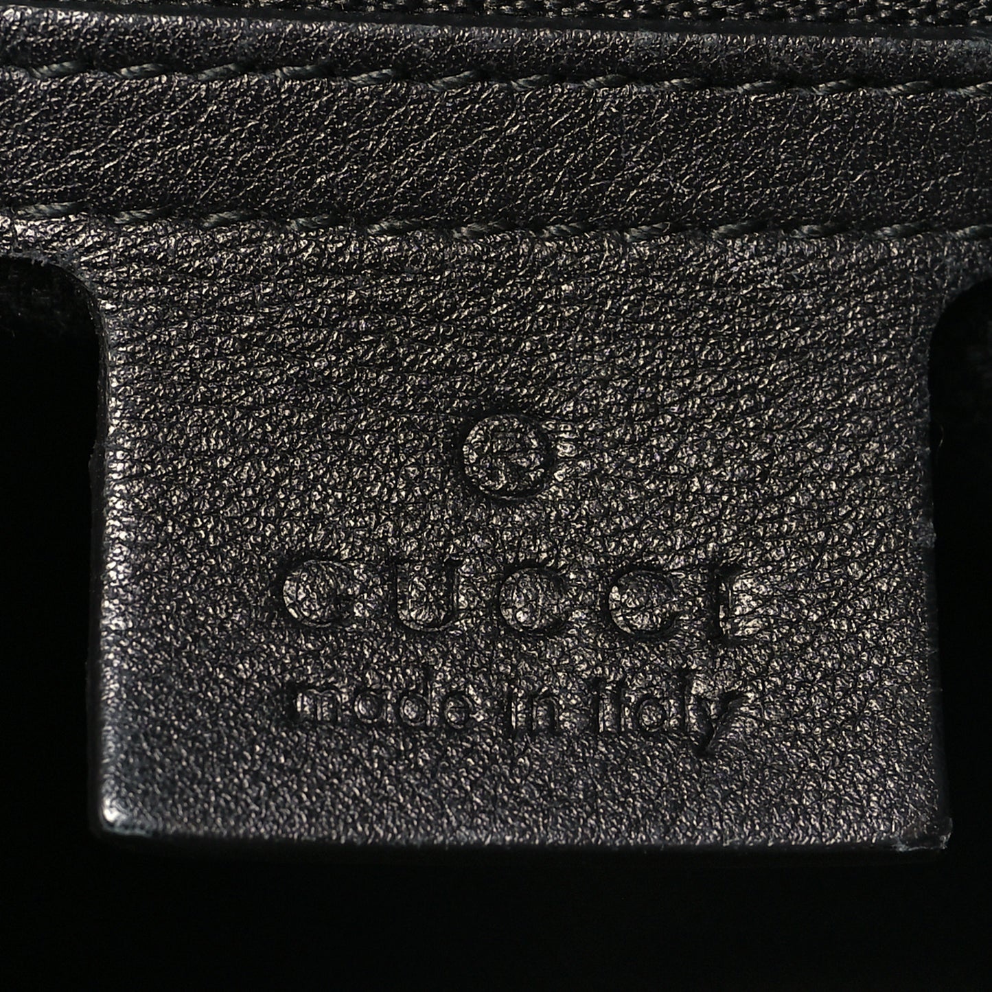 Patent Medium Soho Chain Shoulder Bag Black