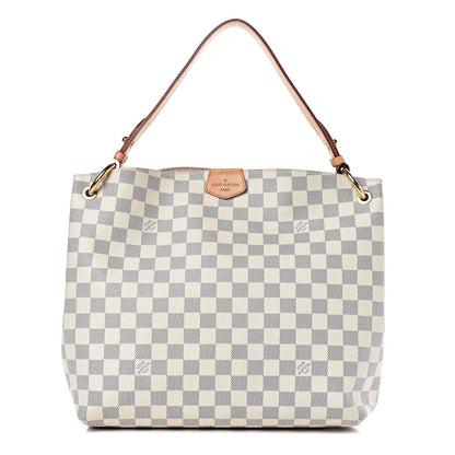 Louis Vuitton Damier Azur Graceful PM Rose Ballerine 1 of 14