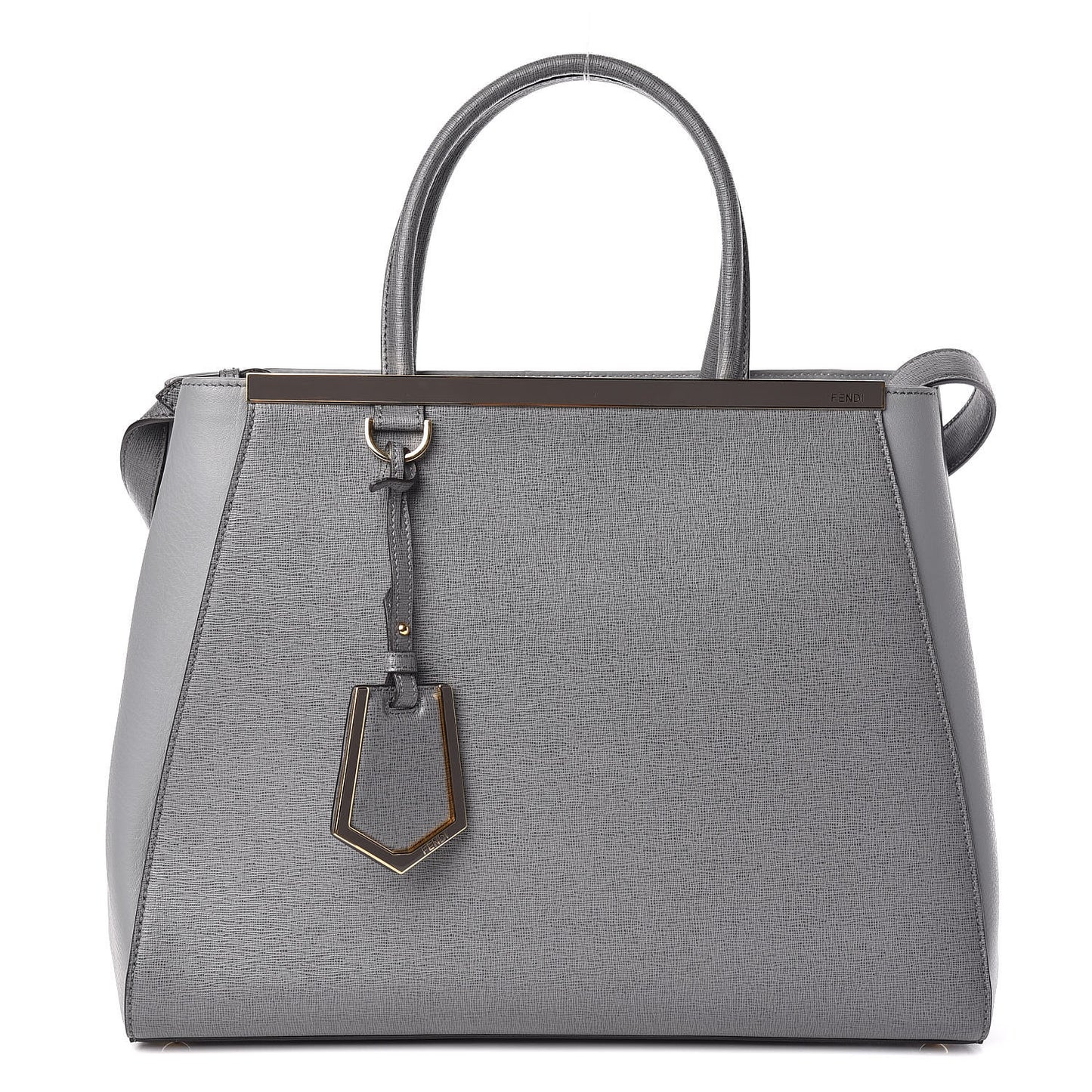 Vitello Elite Flamingo Regular 2Jours Tote Grigio Grigio Chiaro