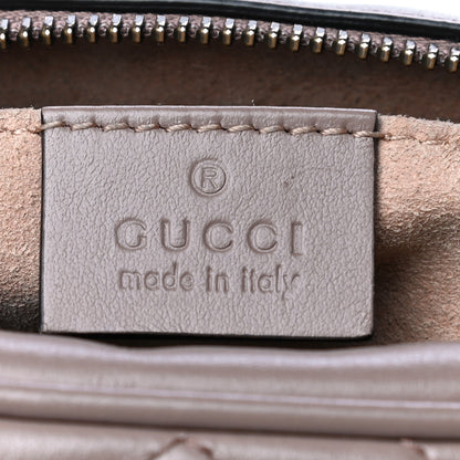 Gucci Calfskin Matelasse Mini GG Marmont Chain Shoulder Bag Porcelain Rose 5 of 8