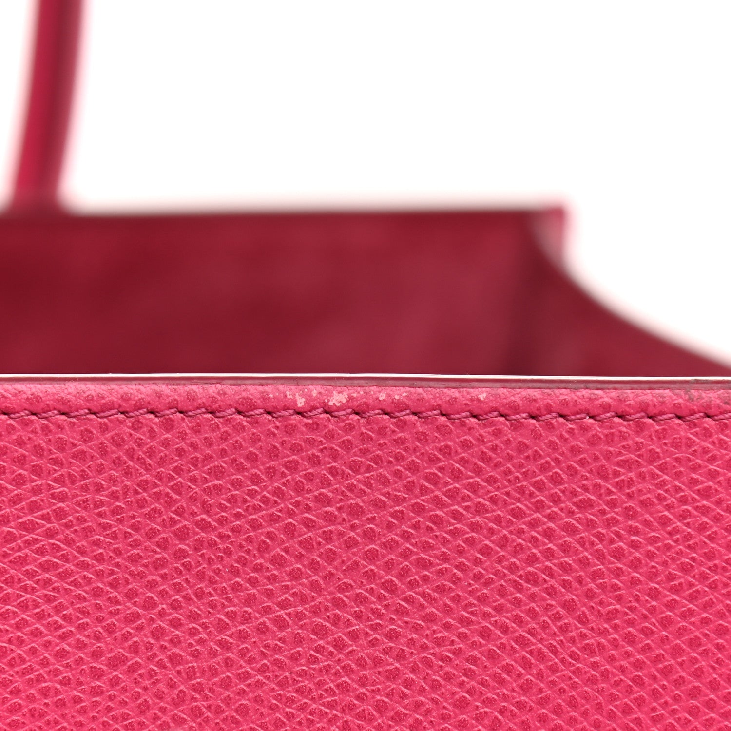 Celine Grained Calfskin Medium Phantom Luggage Fuchsia 18 of 21