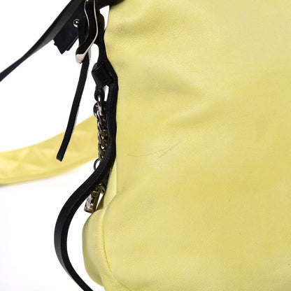Jimmy Choo Lambskin Small Biker Hobo Yellow 11 of 12