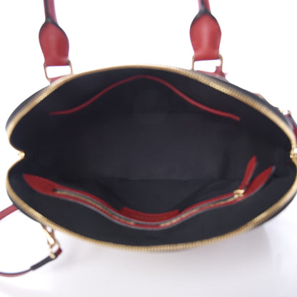 Burberry Horseferry Check Small Orchard Bowling Bag Honey Parade Red 5 of 9