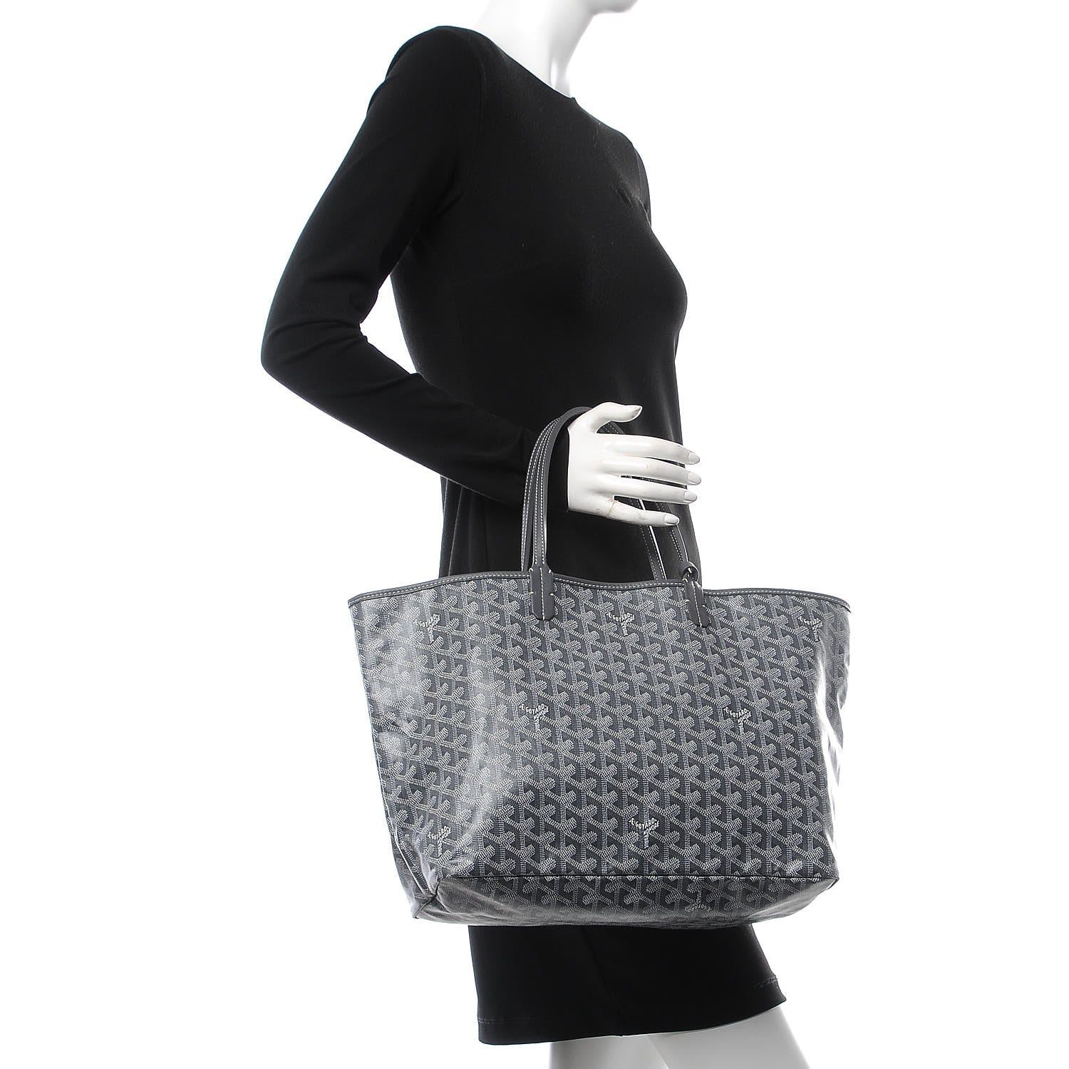 Goyard Goyardine Saint Louis PM Grey 2 of 8