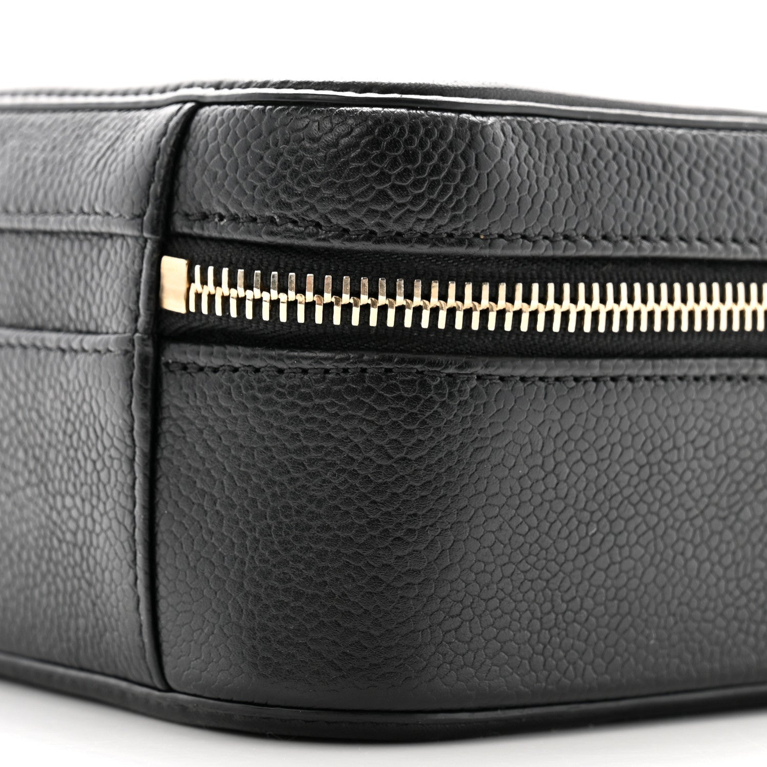 Chanel Caviar Quilted Medium CC Filigree Vanity Case Black 11 of 13