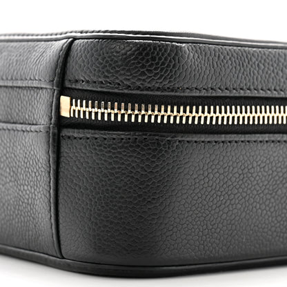 Chanel Caviar Quilted Medium CC Filigree Vanity Case Black 11 of 13