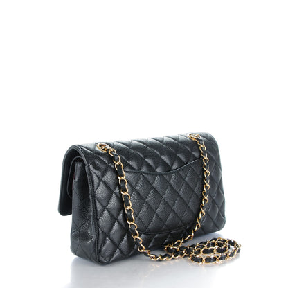 Chanel Caviar Quilted Medium Double Flap Black 3 of 8