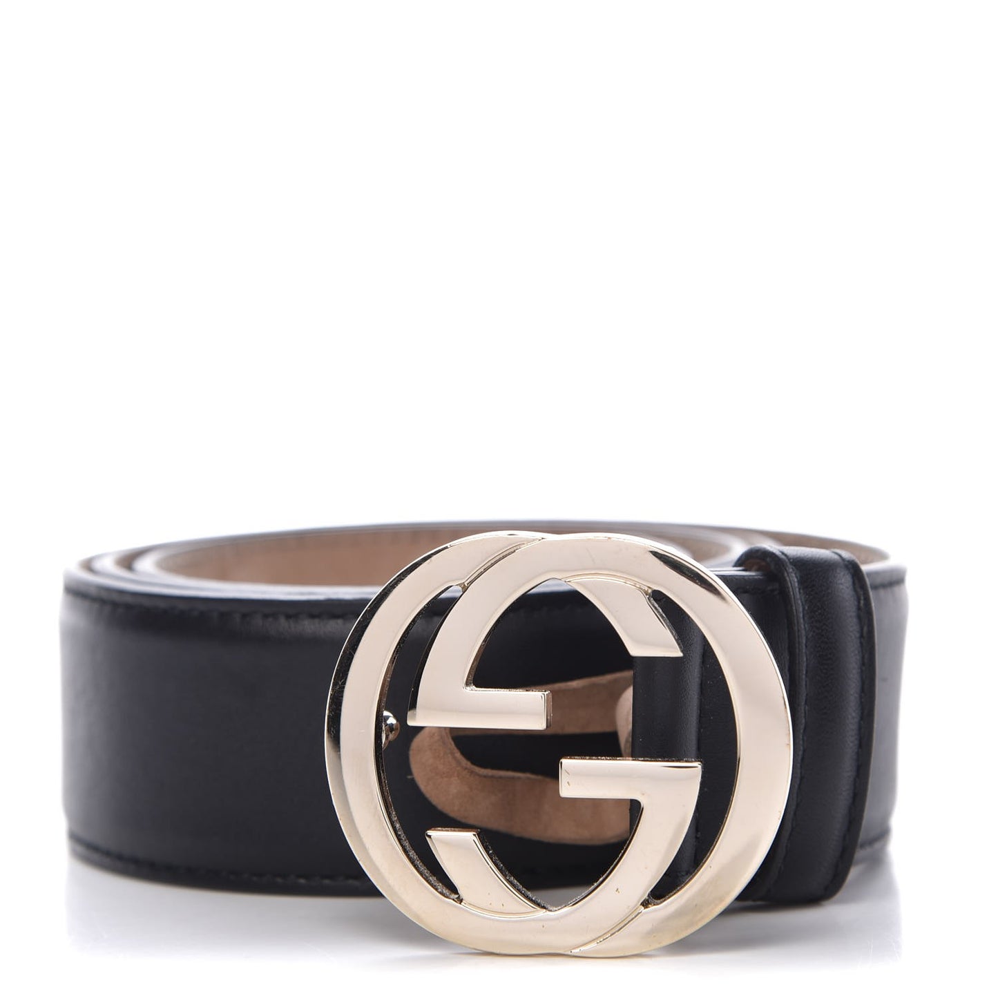 Calfskin Interlocking G 37mm Belt 80 32 Black