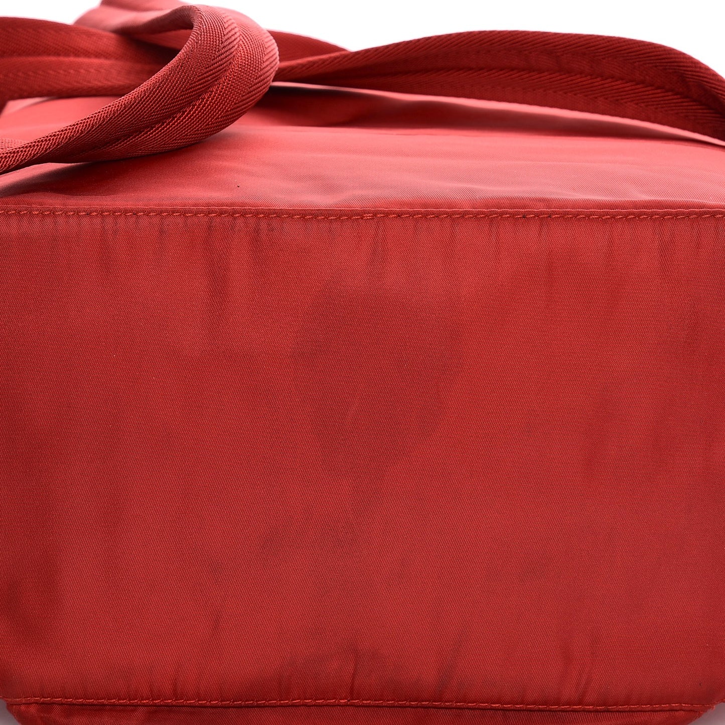 Nylon Vela Medium Backpack Rosso