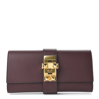 Hermes Swift Medor 23 Clutch Bordeaux 1 of 11