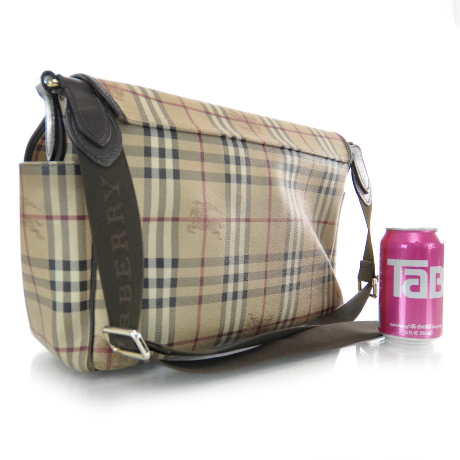 Burberry Haymarket Check Messenger 3 of 8