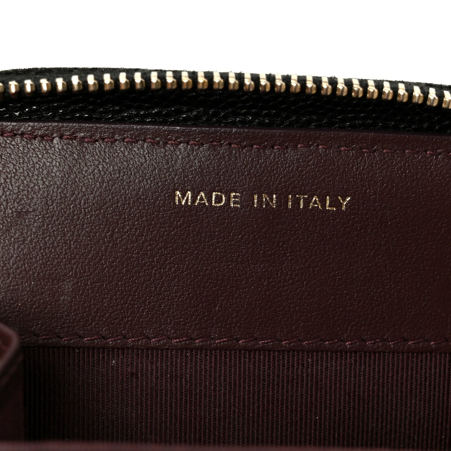 Caviar Quilted Phone Holder With Chain Black