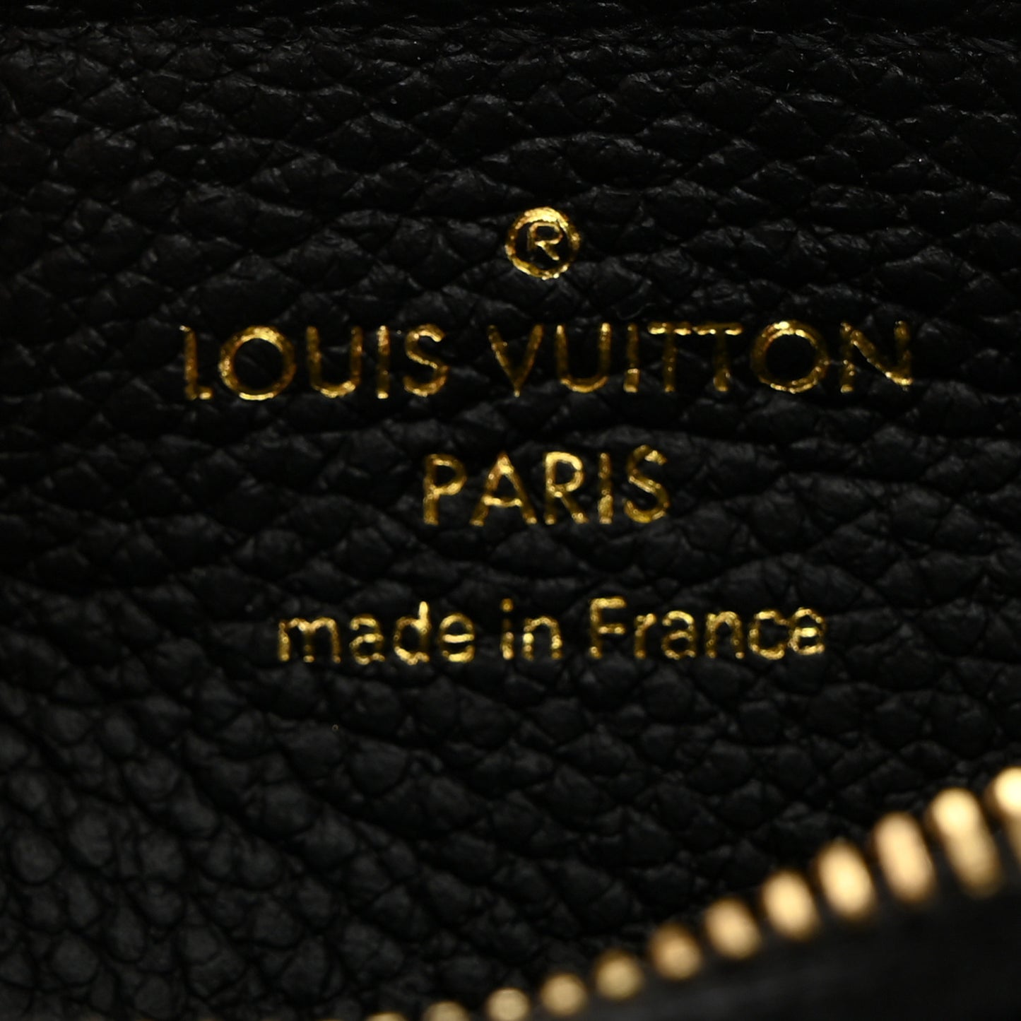 LOUIS VUITTON Empreinte Recto Verso Card Holder Black