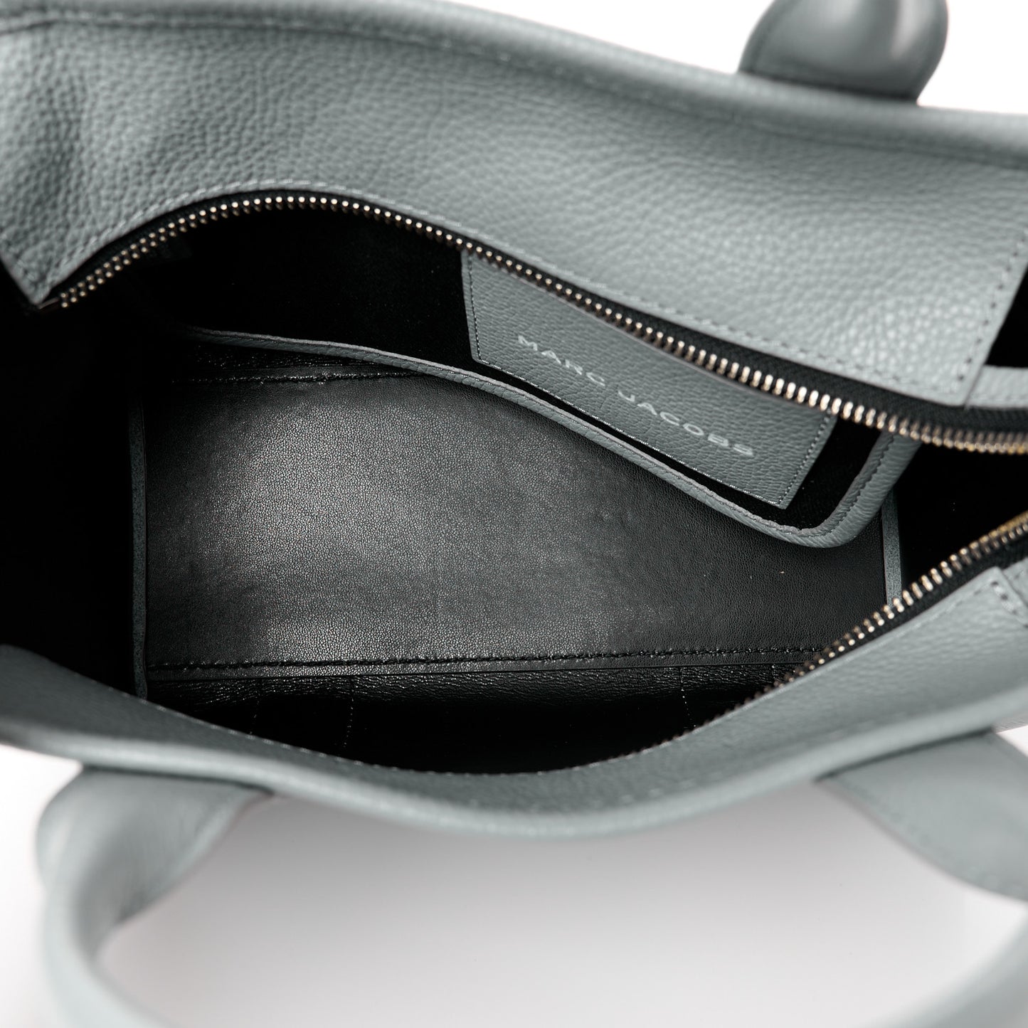 Grained Calfskin Small The Tote Bag Grey