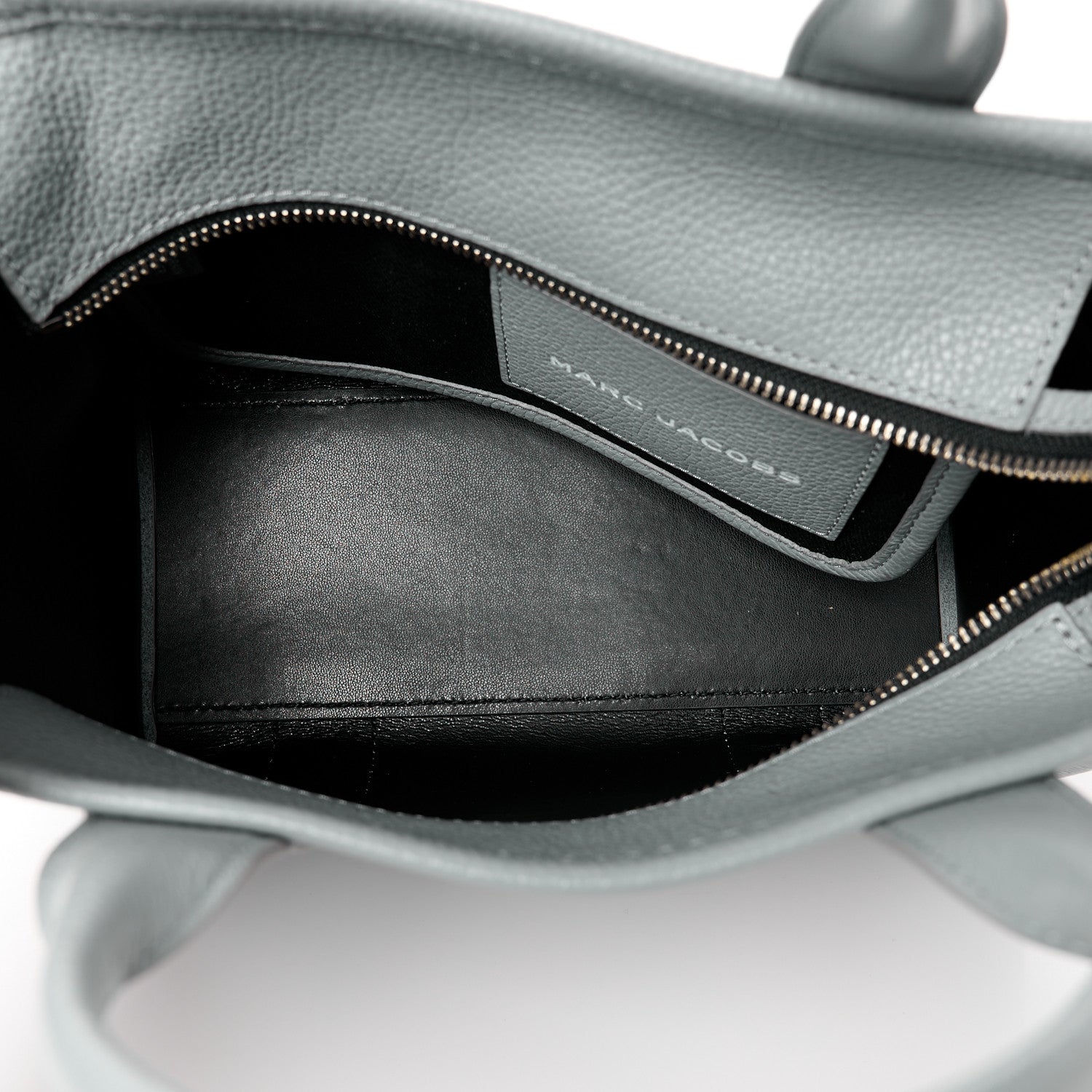 Marc Jacobs Grained Calfskin Small The Tote Bag Grey 4 of 11