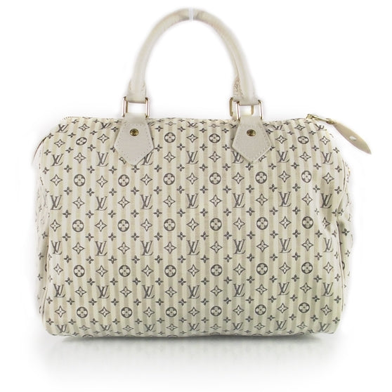 Louis Vuitton Mini Lin Croisette Speedy 30 Blue 1 of 10