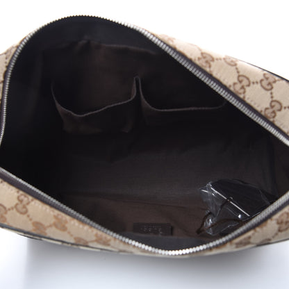 Gucci Monogram Dollar Calfskin Large Camera Case Beige Ebony Testa di Moro Marrone Scuro 5 of 11